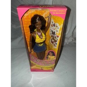 Butterfly Art Christie Friend of Barbie Doll 2000s NIB Decoration Sheets